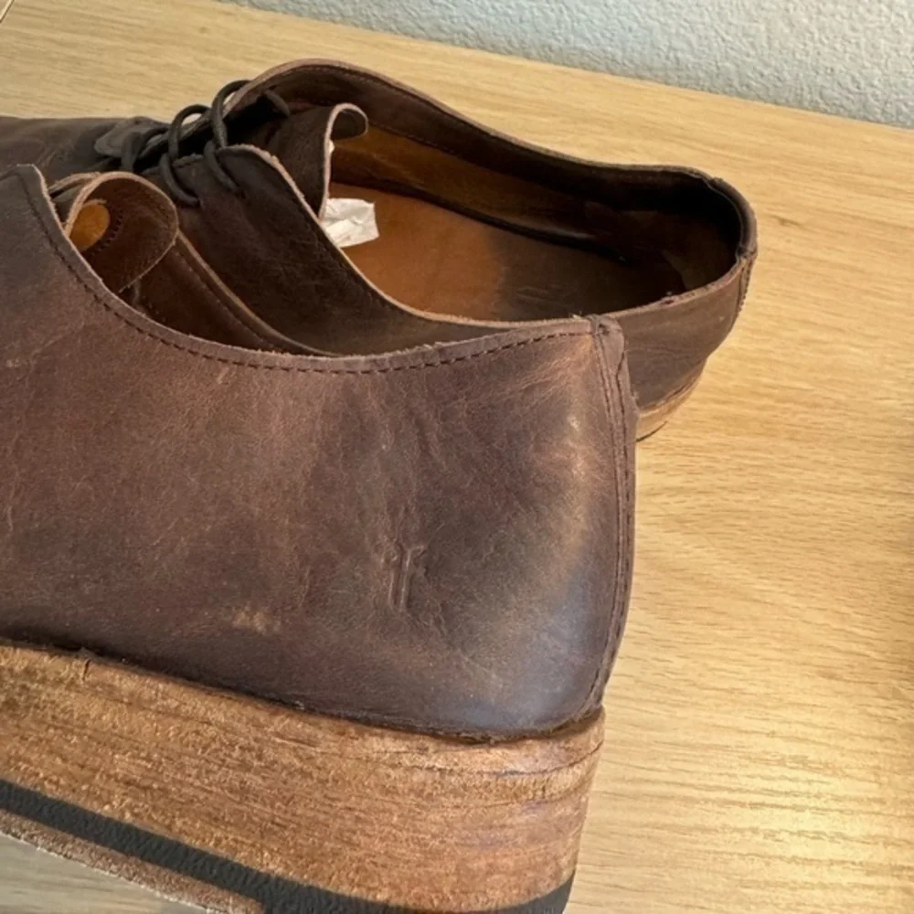 Frye‎ Holden Brown Leather Oxford Dress Shoes Size 11